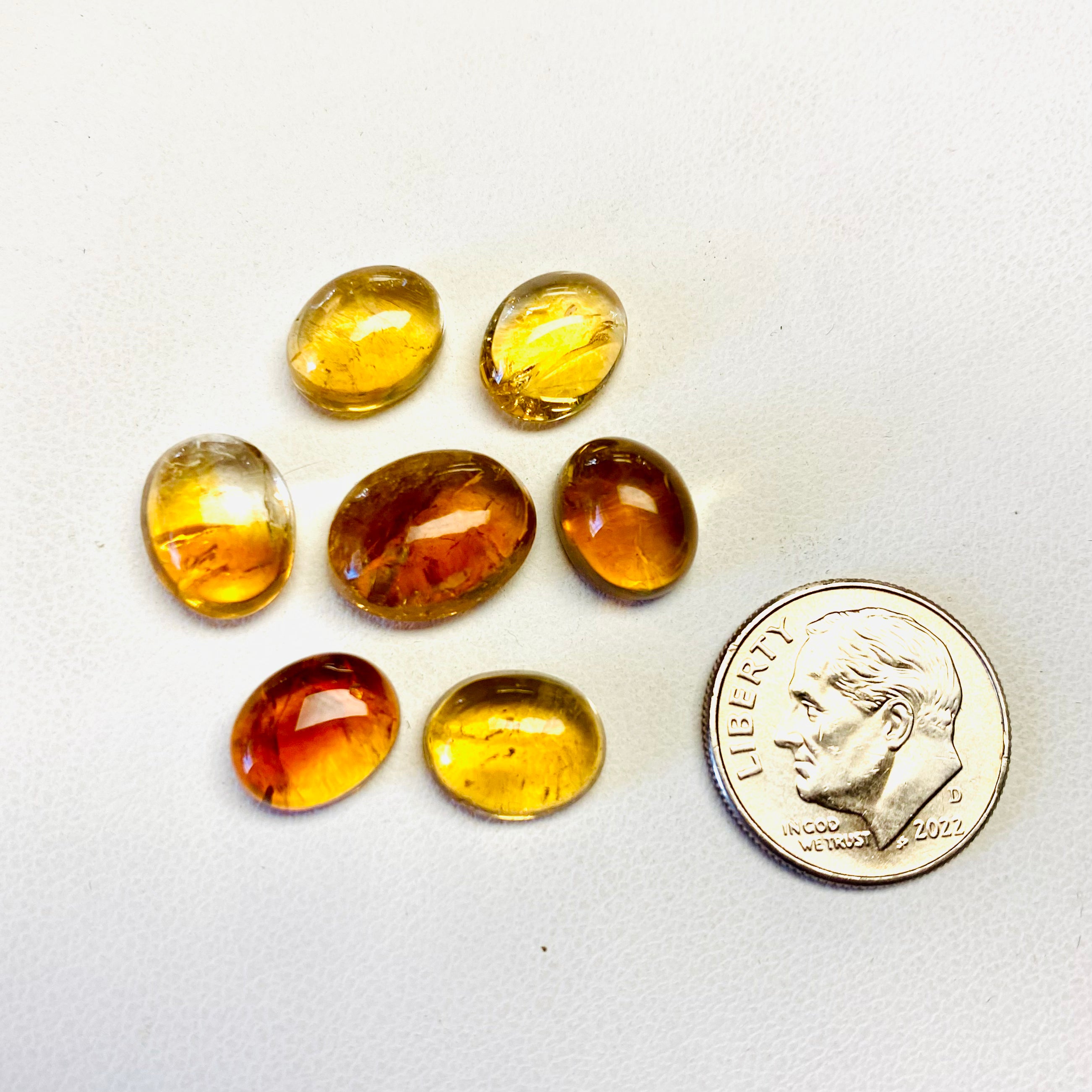 Natural Citrine Cabochons Mountain Mineral Market